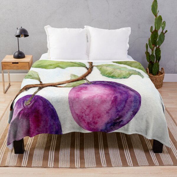 Item preview, Plums on the branch designed and sold by Sandra  Steinke.