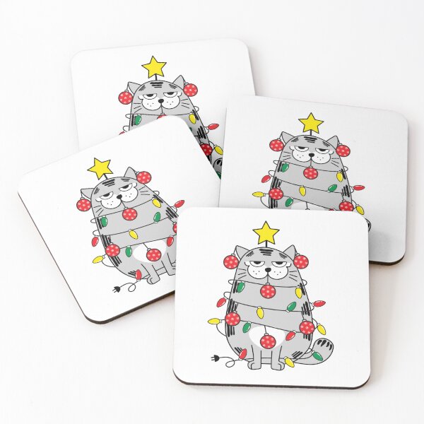 Item preview, Funny Christmas Cat designed and sold by XbaeX.