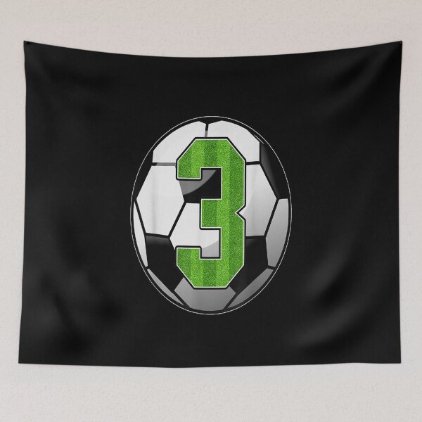 Item preview, 3 Year Old Soccer Player 3rd Birthday Party Boy designed and sold by beunique5.
