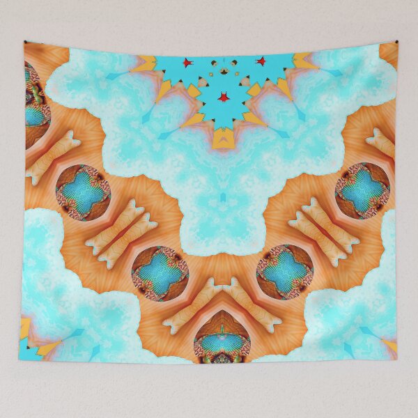 Item preview, HARMONIOUS COCKTAIL OF ARUBA SHELLFISH - UNFORGETTABLE ARUBA CHRISTMAS SOUVENIRS - ARUBAN PARADISE ISLAND ABSTRACT GEOMETRIC PAINTING - ARUBAN ABSTRACT FLAG INSPIRATION - ARUBA ONE HAPPY ISLAND. designed and sold by Ralek.