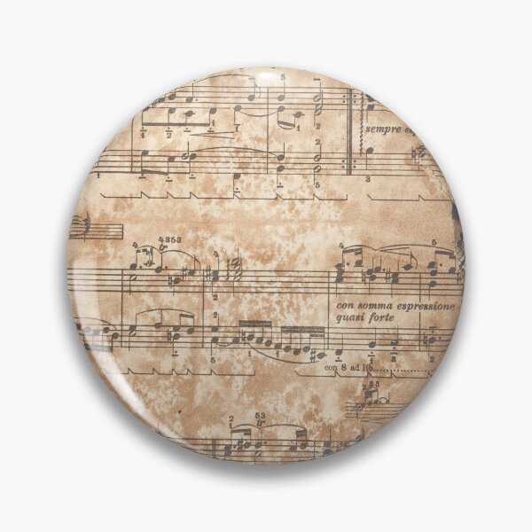 Item preview, Vintage Music Sheet For Musicans And Music Lovers As A 90s Musician designed and sold by Funwithmusic.