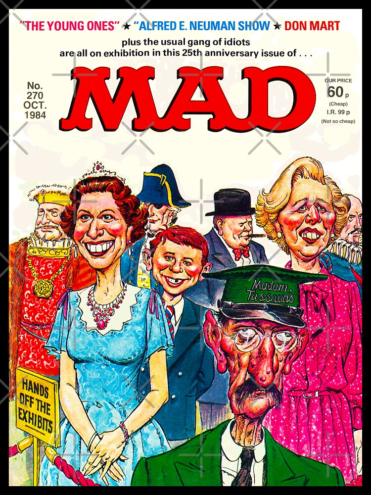 "YEP, ANOTHER CLASSIC VINTAGE BRITISH MAD MAGAZINE COVER ART " Sticker ...