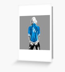 Marilyn Monroe For The Dodgers Greeting Card