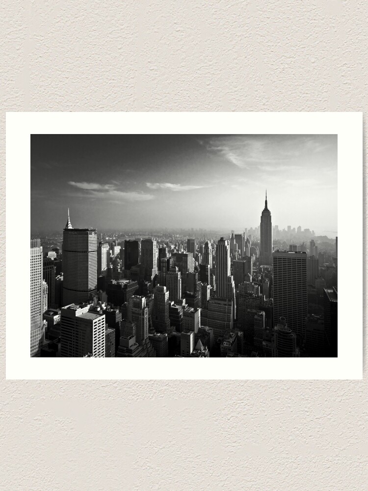 Alternate view of Manhattan Skyline with Empire State Building (Alan Copson ©) Art Print