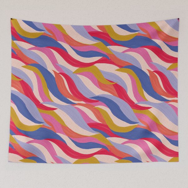 Item preview, Retro Rainbow Waves designed and sold by Natalie du Plessis.