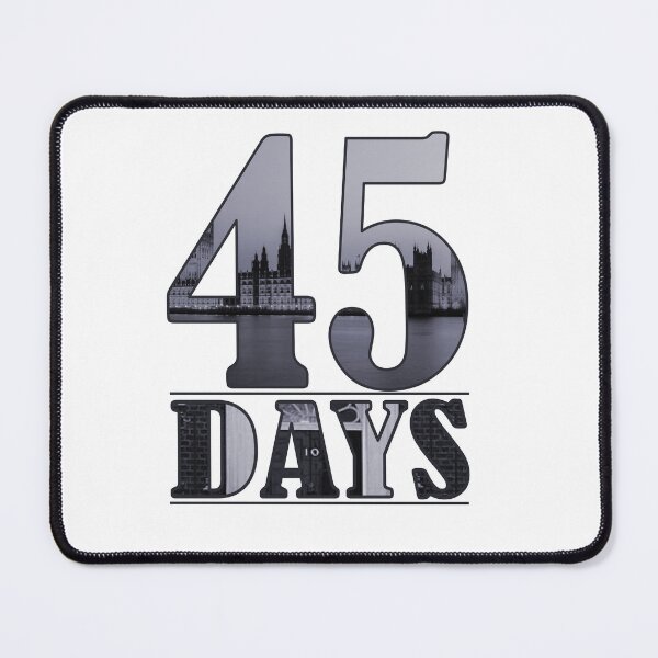 Item preview, In Black and White 45 Days Liz Truss British Prime Minister Term designed and sold by MimsTees.