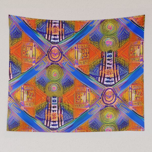 Item preview, Tibetan Inspired Pattern designed and sold by Aryabek.