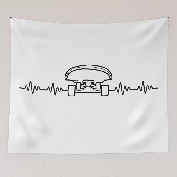 Item preview, Skateboarding heart beat designed and sold by trendingatees.