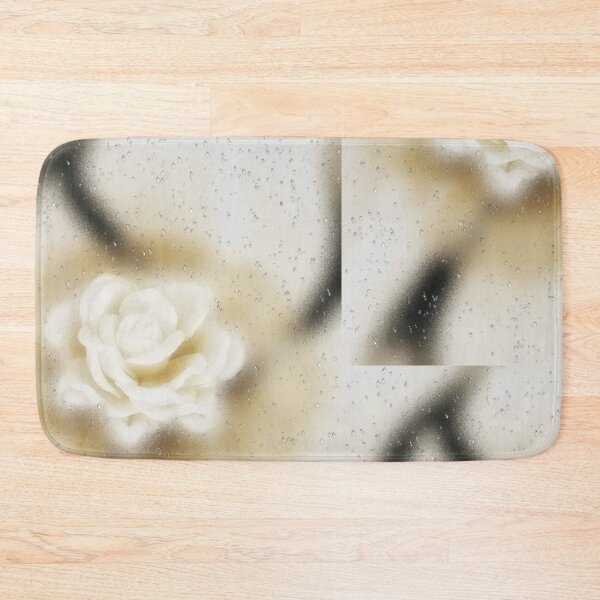 Item preview, White rose flower candle  designed and sold by Khala.