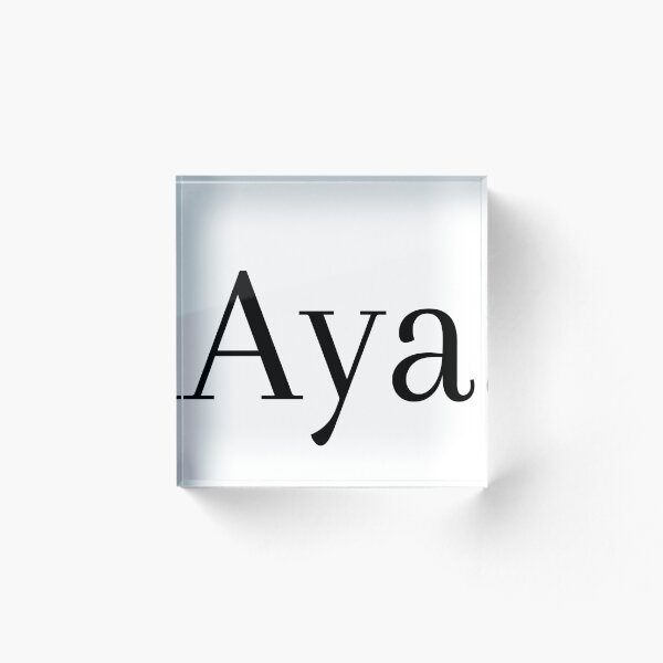 Item preview, Aya name designed and sold by Zecom.