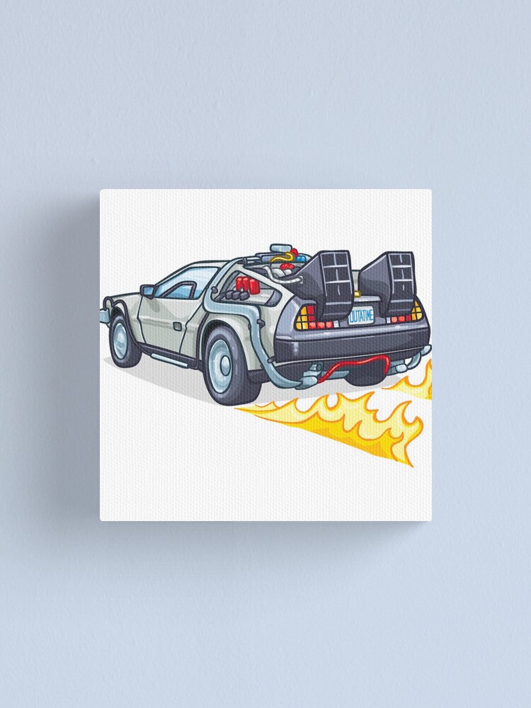 Alternate view of D.M.C OUTATIME Canvas Print