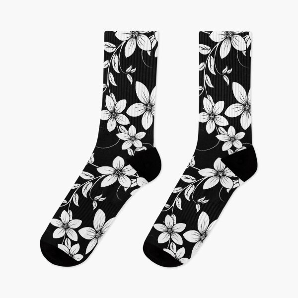 Item preview, Simple silhouette, classic white flower pattern, seamless. designed and sold by shirtmate.