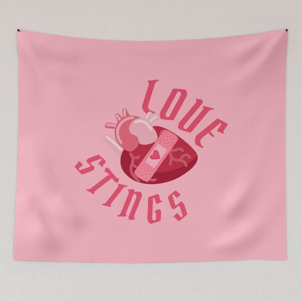 Item preview, Love stings - heart bandaged with band aid designed and sold by yoshra.