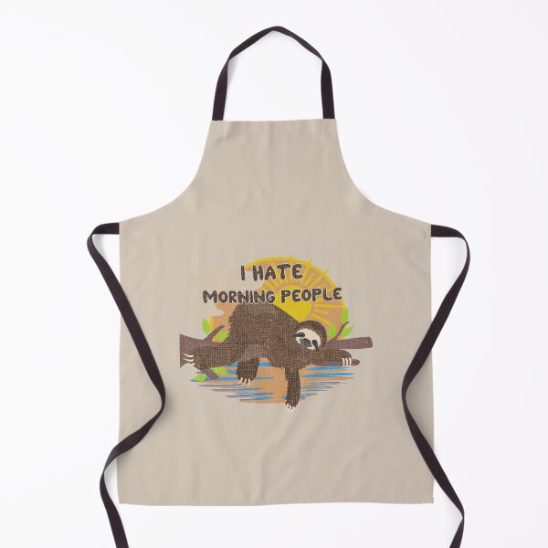 Item preview, I hate morning people - Funny Sloth hunk designed and sold by yococo.