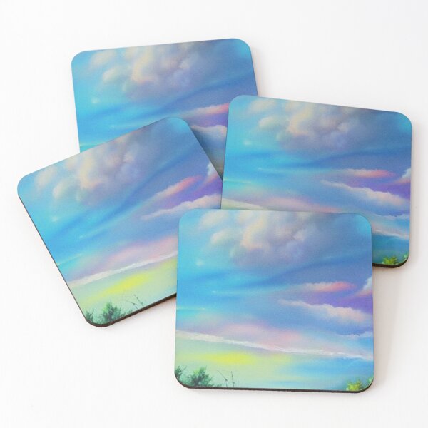 Item preview, Colorful forest and sky landscape designed and sold by Subjectiv3Art.