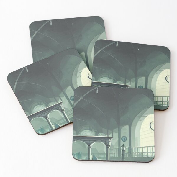 Item preview, Dramatic train station designed and sold by Subjectiv3Art.