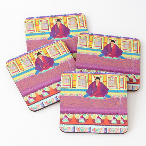 Item preview, Ancient Tibet Inspired Pattern designed and sold by Aryabek.