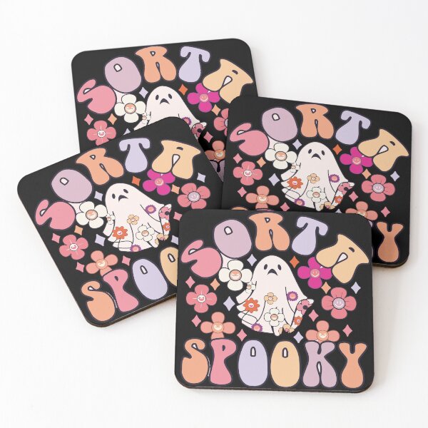 Item preview, Sorta Spooky Halloween Ghost Flowers designed and sold by Pexilus.