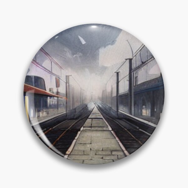 Item preview, The way between the train lines - Concept Art designed and sold by Subjectiv3Art.