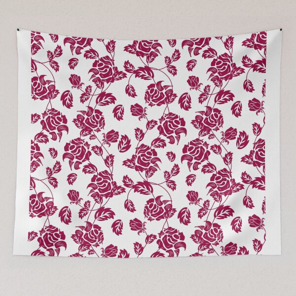 Item preview, red rose seamless pattern  designed and sold by shirtmate.