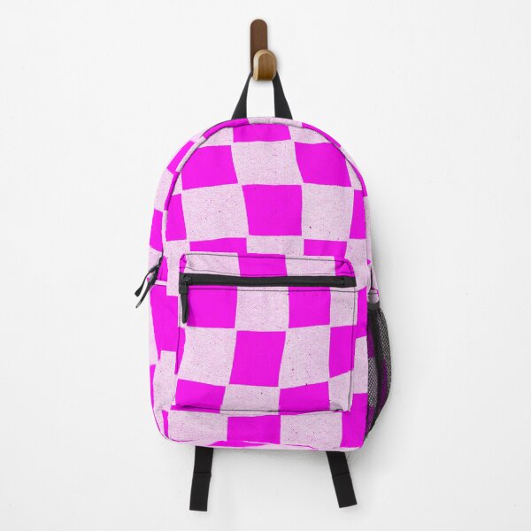 Item preview, Y2K Neon Pink On Pink Checkered Wavy Pattern designed and sold by DEC02.