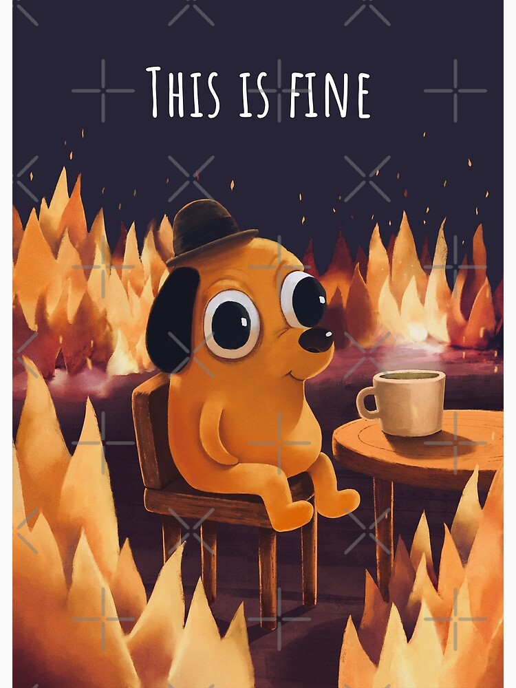 This is Fine - Meme by Mashz