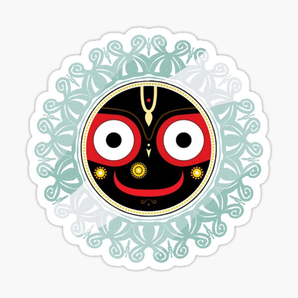 "Lord Jagannath " Sticker for Sale by Krishnavi Redbubble