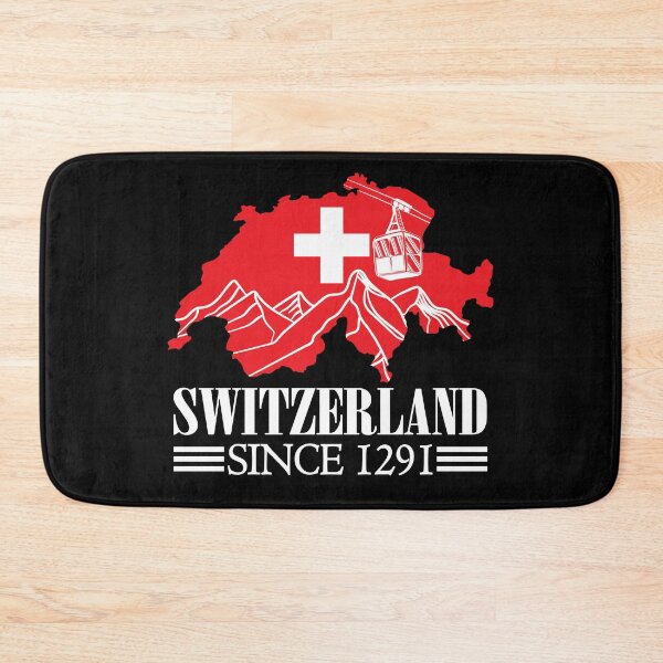 Item preview, Switzerland Map Mountains Alps Since 1291 Suisse Schweiz designed and sold by TravelScientist.