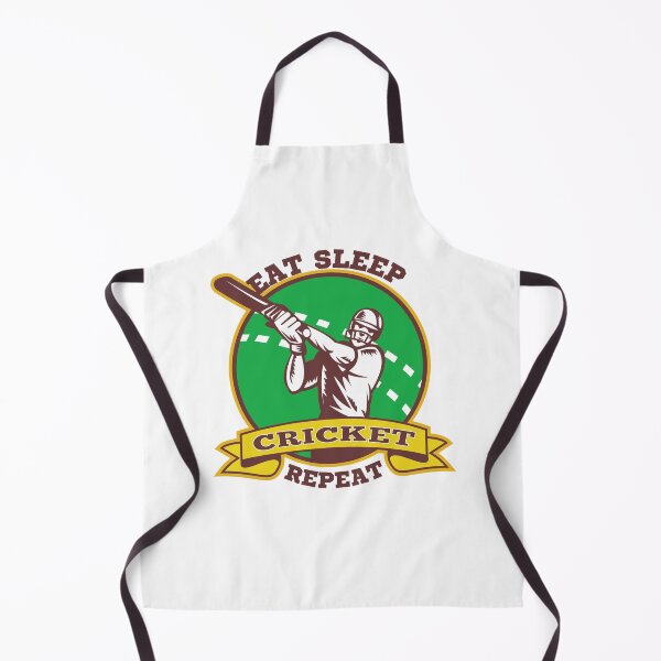 Item preview, Eat sleep cricket repeat  designed and sold by ShopTwentyFour.