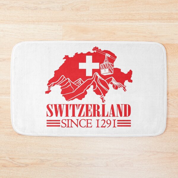 Item preview, Switzerland Map Mountains Alps Since 1291 Suisse Schweiz designed and sold by TravelScientist.