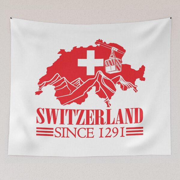 Item preview, Switzerland Map Mountains Alps Since 1291 Suisse Schweiz designed and sold by TravelScientist.