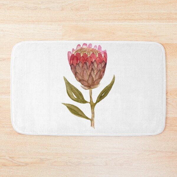 Item preview,  Watercolor protea illustration single object designed and sold by Yana Mustafina | Boho Soulful Designs.