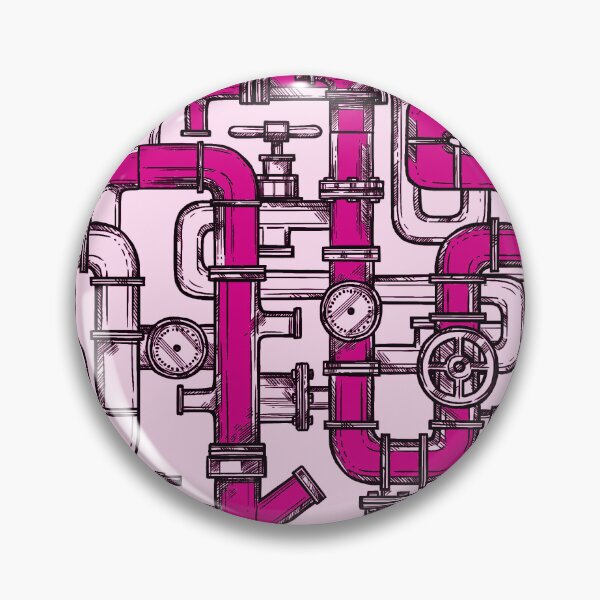 Item preview, Pink & Pink Pipe Pattern designed and sold by Art-by-Geoff.
