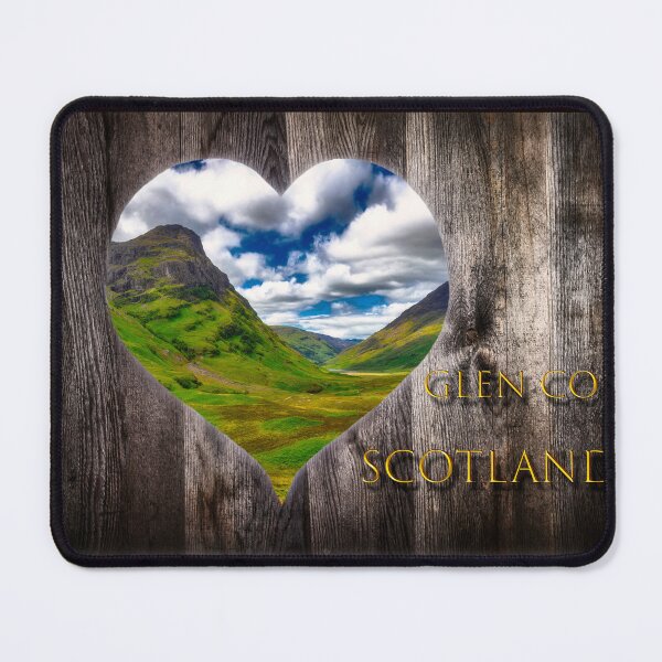 Item preview, Looking through a wooden heart at Glen Coe in Scotland designed and sold by Jürgen Wiesler.