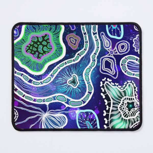 Item preview, Microorganisms in dark blue depths designed and sold by kMariaART.