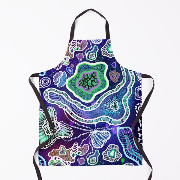Item preview, Microorganisms in dark blue depths designed and sold by kMariaART.