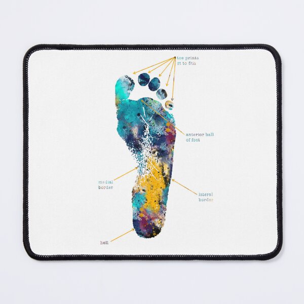 Item preview, Bare footprint metric analysis methods  designed and sold by Rosaliartbook.