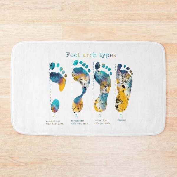 Item preview, Human types of footprints-foot arch types designed and sold by Rosaliartbook.