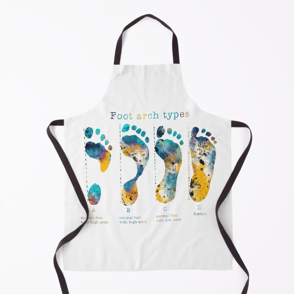 Item preview, Human types of footprints-foot arch types designed and sold by Rosaliartbook.