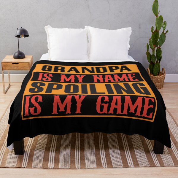 Item preview, Grandpa is My Name Spoiling is My Game - funny grandparent designed and sold by DebbisPalette.