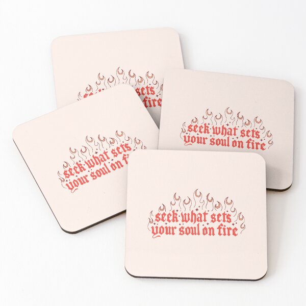Item preview, Seek what sets your soul on fire - Color Version designed and sold by Manda Creates.