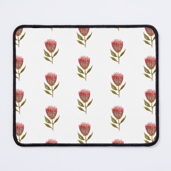 Item preview, Seamless protea watercolor illustration designed and sold by Yana Mustafina | Boho Soulful Designs.