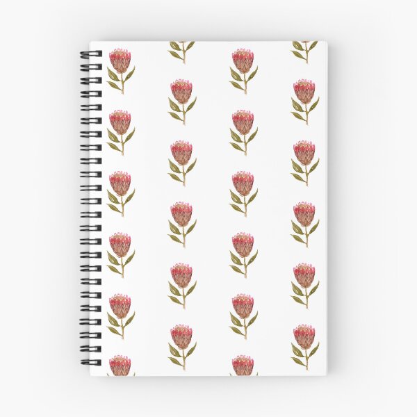 Item preview, Seamless protea watercolor illustration designed and sold by Yana Mustafina | Boho Soulful Designs.