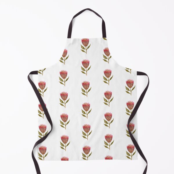 Item preview, Seamless protea watercolor illustration designed and sold by Yana Mustafina | Boho Soulful Designs.