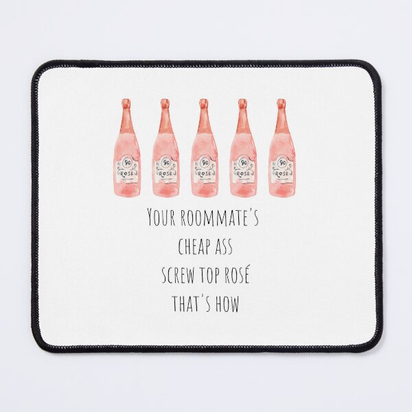 Item preview, CHEAP ASS SCREW TOP ROSÉ designed and sold by baldbird.