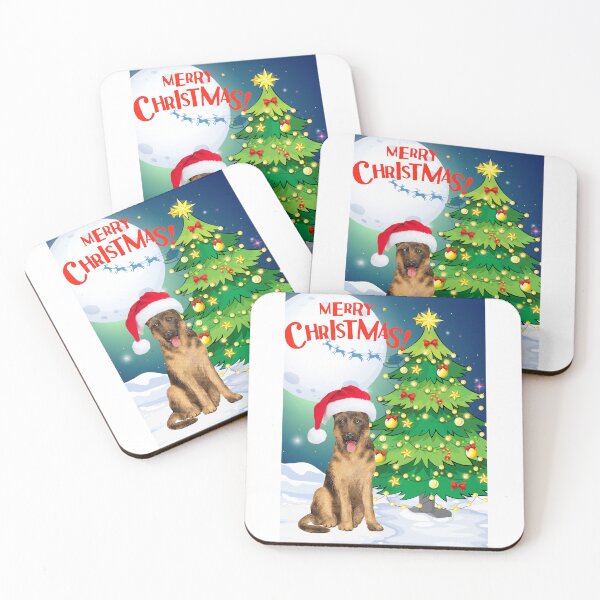 Item preview, Festive German Shepherd. Christmas german shepherd. Xmas Dog. Festive Dog designed and sold by Doggymadness.