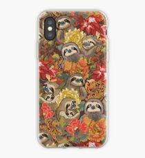 Because Sloths Autumn iPhone Case