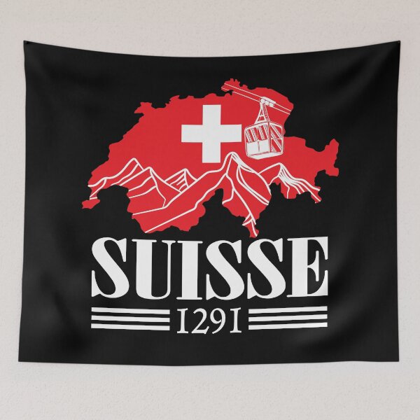 Item preview, Switzerland Map Mountains Alps Since 1291 Suisse Schweiz designed and sold by TravelScientist.