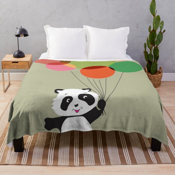 Item preview, Panda And The Balloons designed and sold by WallGarden.