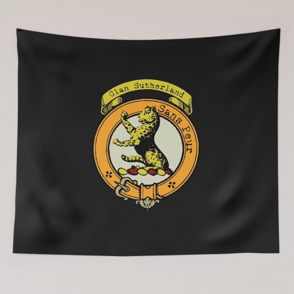 Item preview, Clan Sutherland Scottish Clan Surname crest designed and sold by BagTown Clans.
